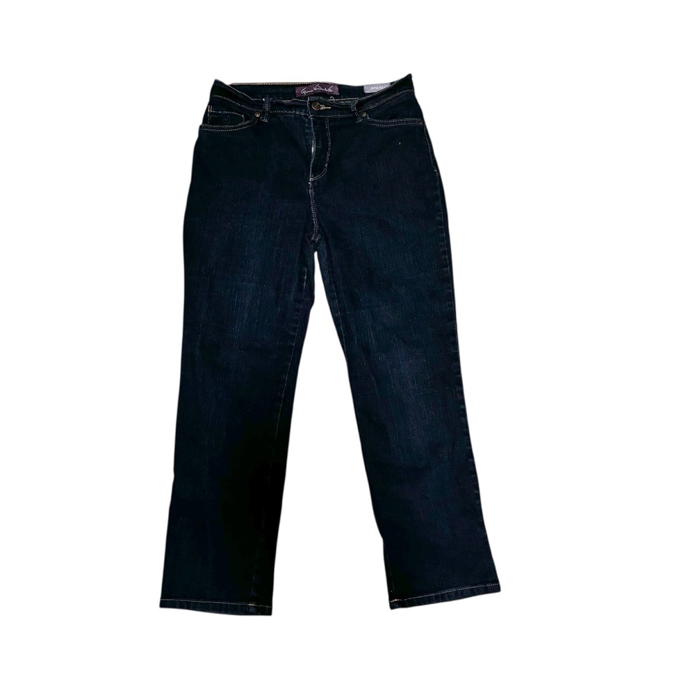 Gloria Vanderbilt Woman Straight Leg Dark Jeans Size 8